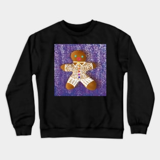 Gingerbread person man Crewneck Sweatshirt